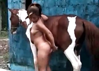 Horny slut really wants to jerk off this big dick