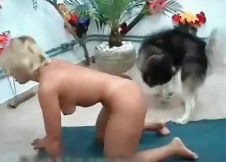 Blonde pounded hard by a Japanese animal