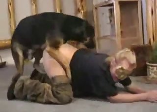 Maske zoolof, dört ayak üzerinde tutkun ve derin bir şekilde fethedilirken, derin nefesleri ve ritmi