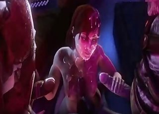 Brutal hardcore beast fucked her hole